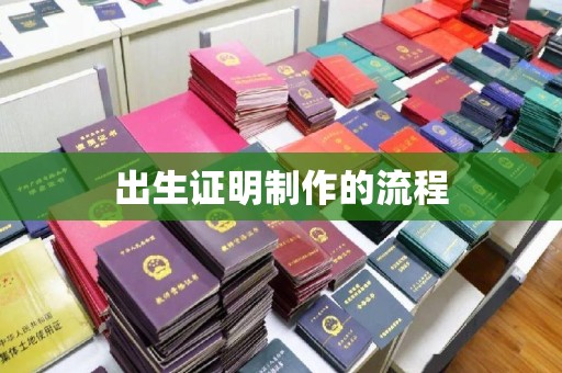 开阳出生证明制作的流程