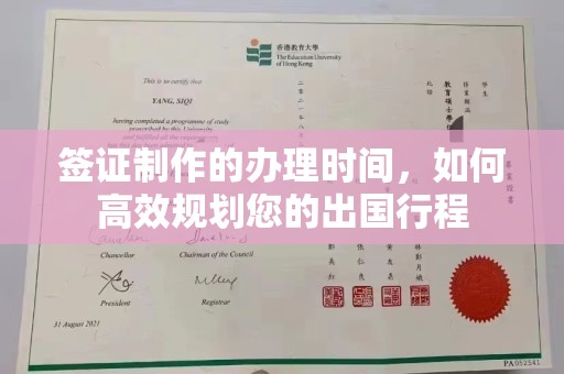 开阳签证制作的办理时间，如何高效规划您的出国行程