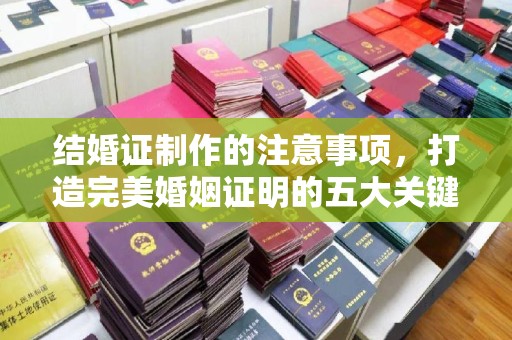 开阳结婚证制作的注意事项，打造完美婚姻证明的五大关键点