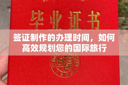 开阳签证制作的办理时间，如何高效规划您的国际旅行